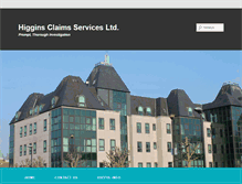 Tablet Screenshot of higginsclaims.com